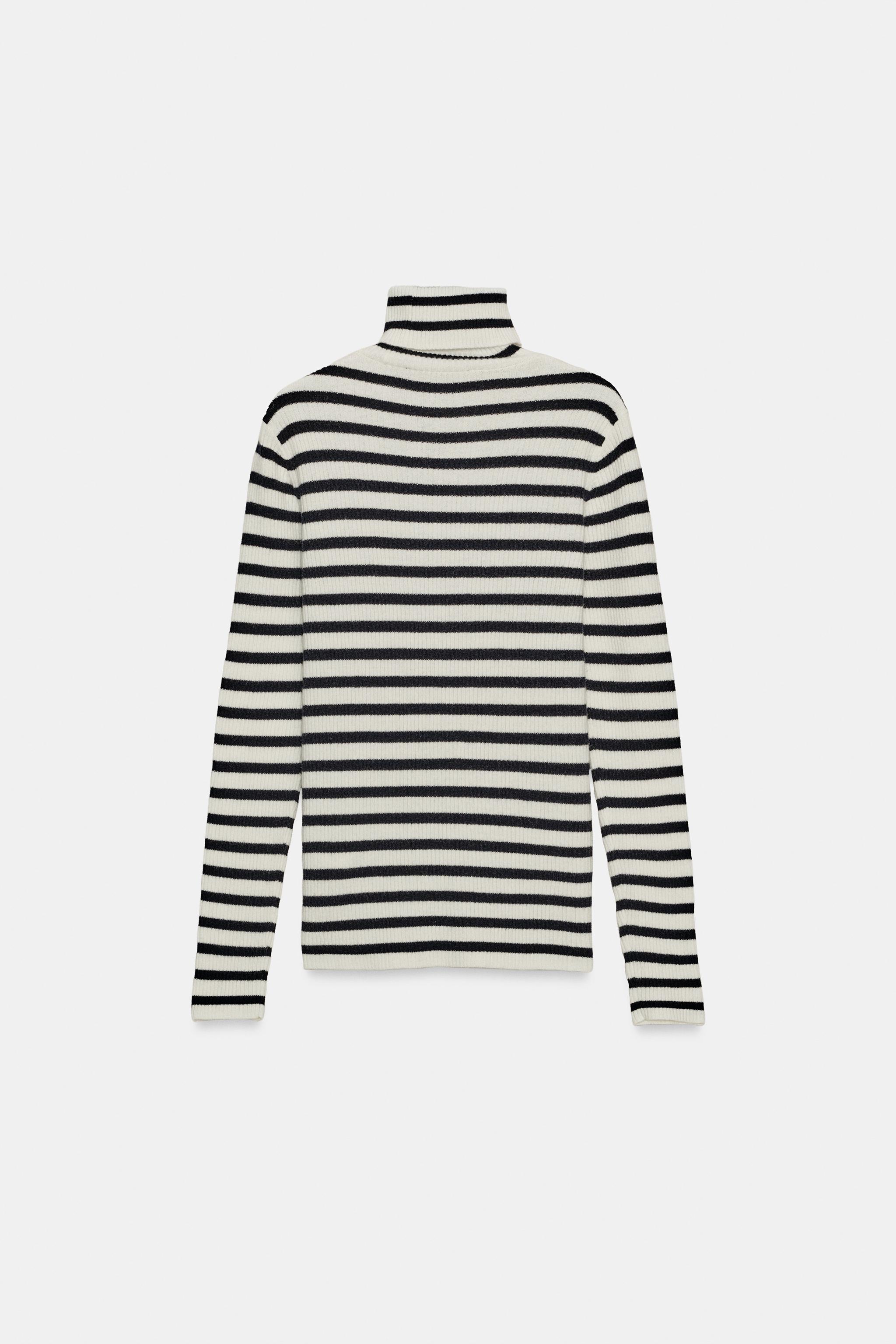 EXTRA SOFT STRIPED KNIT SWEATER